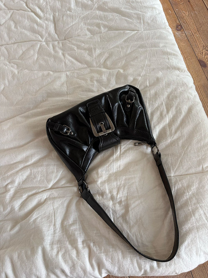 H1964 - Retro French Textured Satchel Bag