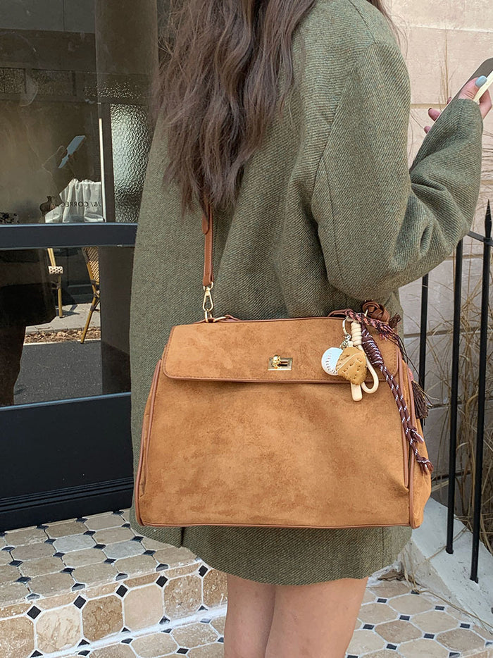 H1966 - Fashion Retro Frosted Tote Bag