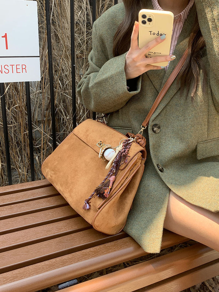 H1966 - Fashion Retro Frosted Tote Bag
