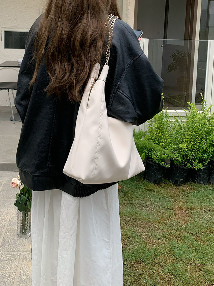 H1967 - Korean Style Chain Tote Bag