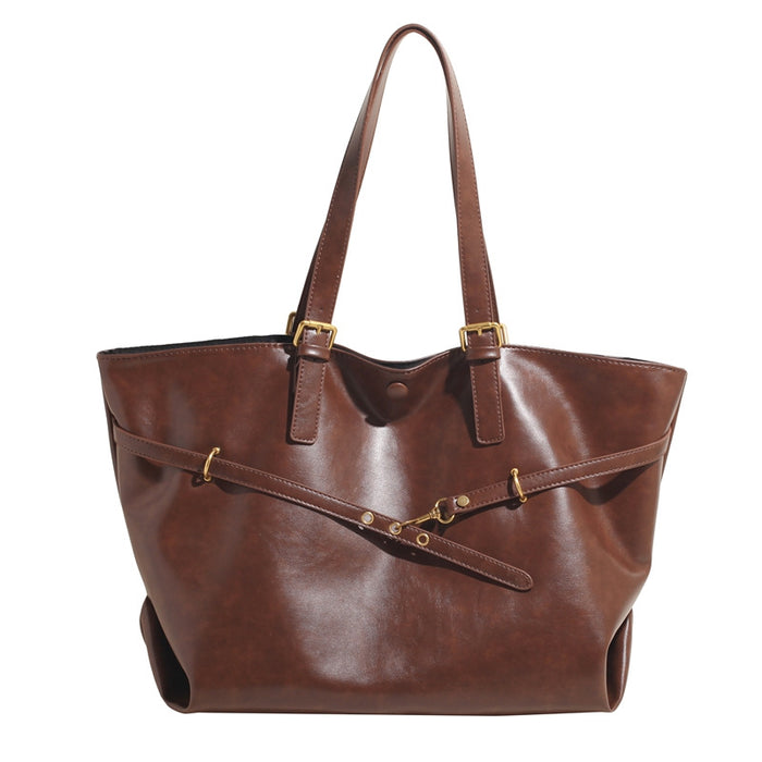 H2008 - Retro Simple Commuter Tote Bag