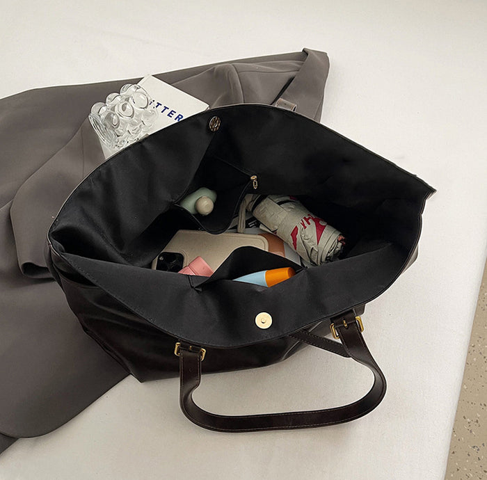 H2009 - Retro Simple Commuter Tote Bag