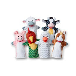 HAND PUPPETS- BARN BUDDIES by Melissa and Doug