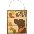Hanging Decor - Blessed Dog
