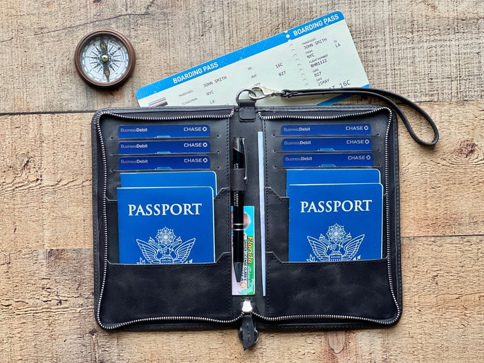 Luxury Leather Passport Case by Hardiston - premium Passport Cases