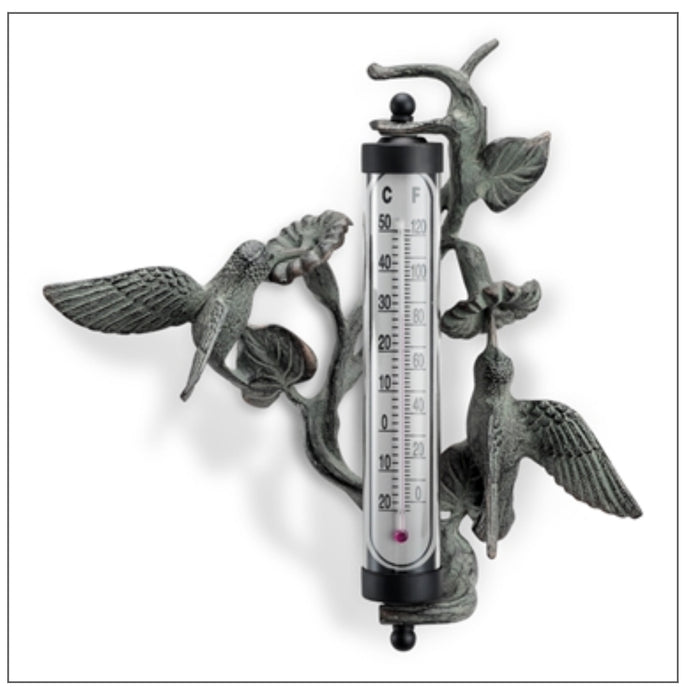 HUMMINGBIRD wall mounted THERMOMETER by SPI Home