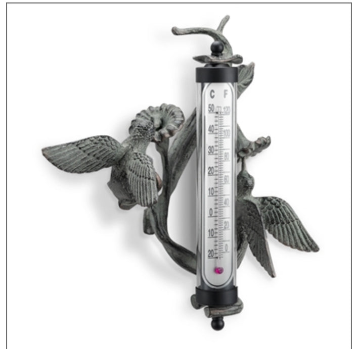 HUMMINGBIRD wall mounted THERMOMETER by SPI Home