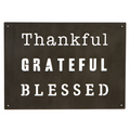 Laser Cut "Thankful, Grateful, Blessed" Wall Decor