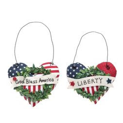 LIBERTY HEART - Ornament