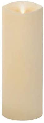 Luminara Flameless Pillar Candle Large (Ivory, Unscented, 8.5 Inches Tall)