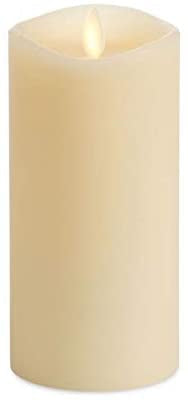LUMINARA REAL-FLAME EFFECT PILLAR LED CANDLE - 3”x6.5”