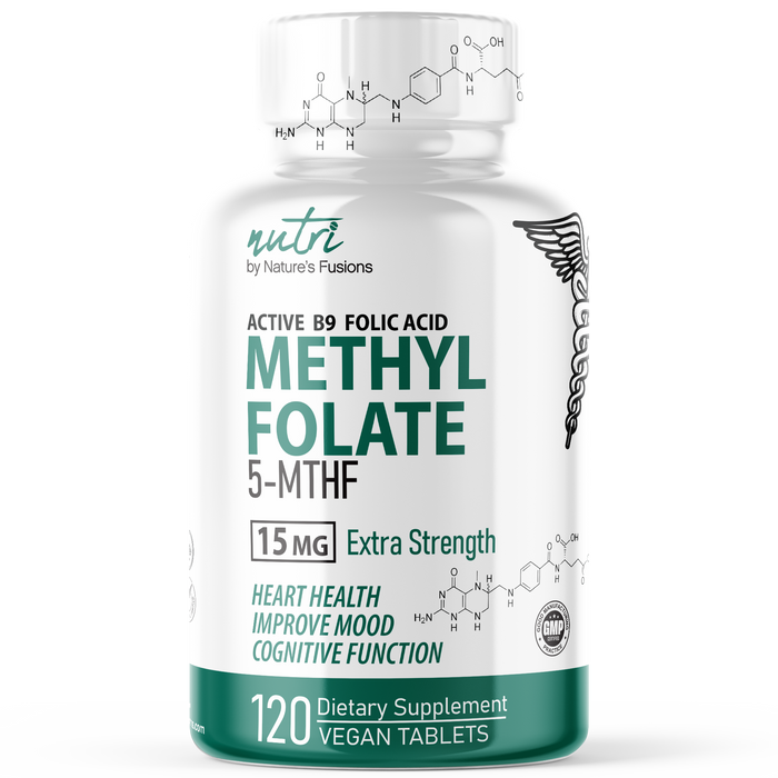 Methylfolate (5-MTHF) 15MG 120 Vegan Tablets