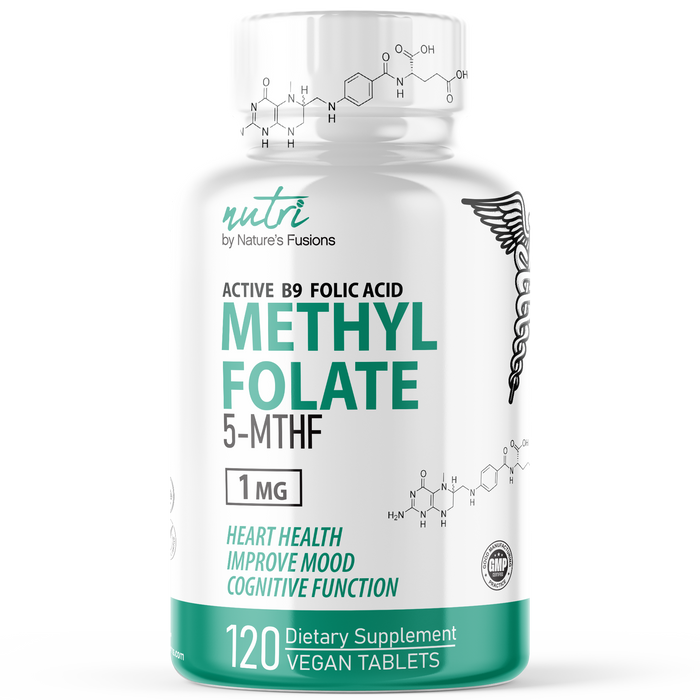 Methylfolate (5-MTHF) 1MG  120 Vegan Tablets