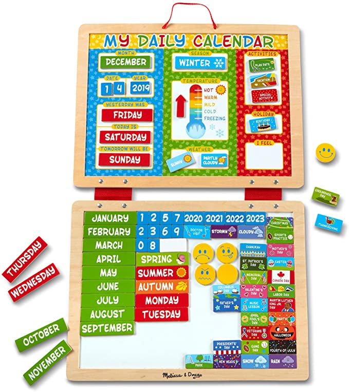 My Magnetic Daily Calendar by Melissa & Doug