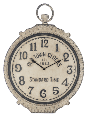 ORNATE Old World Clock- Iron