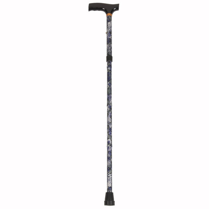 Patterned Folding Cane - Fritz Handle