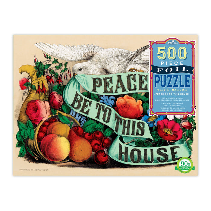 Peace be to This House- 500 Piece Puzzle by EeBoo