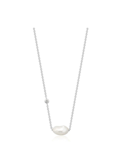 PEARL NECKLACE - Silver