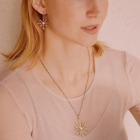 PHENOMENAL PENDANT- Brass & Sterling Silver by Waxing Poetic