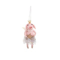 PIGGY ANGEL ORNAMENT - Wool