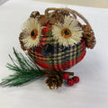 Pinecone Owl Ornament 2 Styles