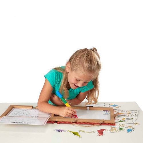 PLAY • DRAW • CREATE Reusable Drawing & Magnet Kit by Melissa and Doug
