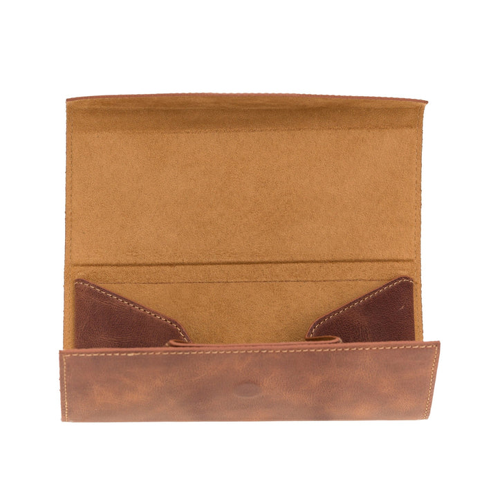 Smart Leather Eyeglass Case by Hardiston - premium Glasses Cases
