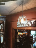 Primitive Farmhouse Wire Basket light/Lee’s Shops Exclusive