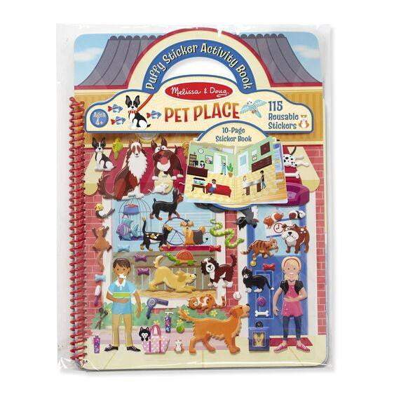 Puffy Sticker Activity Book Pet Place