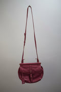 Radley Hot Pink Leather Handbag - Crossbody / Satchel - Long Shoulder Strap - Good Used Condition