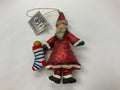 Rag Doll SANTA with GIFTS Ornament by GII