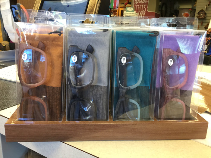 READING GLASSES- Wood Grain Asst.