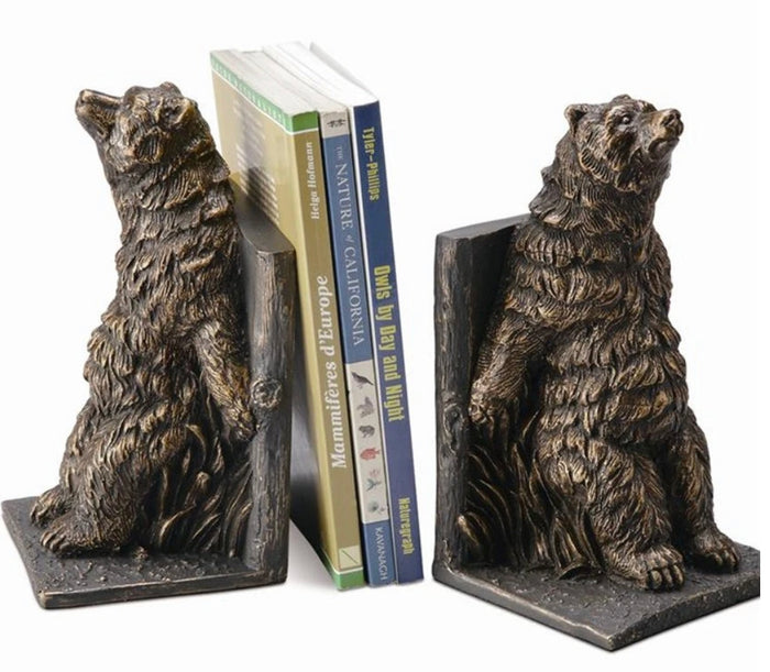 RECLINING BEARS Bookends by SPI Home