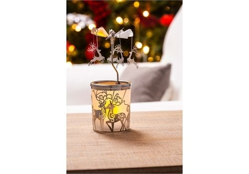 ROTARY VOTIVE Candle Holder with Scene- Heat Activated