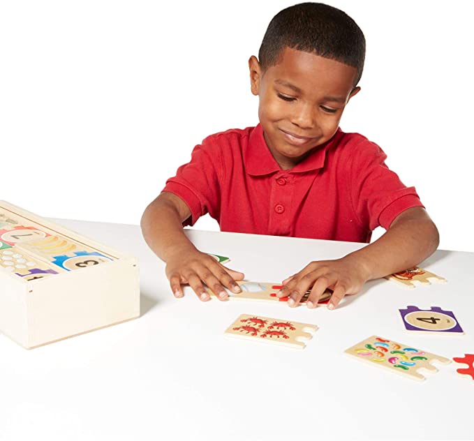 Self Correcting 1-20 NUMBER PUZZLES a learning toy by Melissa and Doug