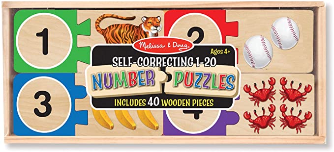 Self Correcting LETTER PUZZLES a learning toy by Melissa and Doug