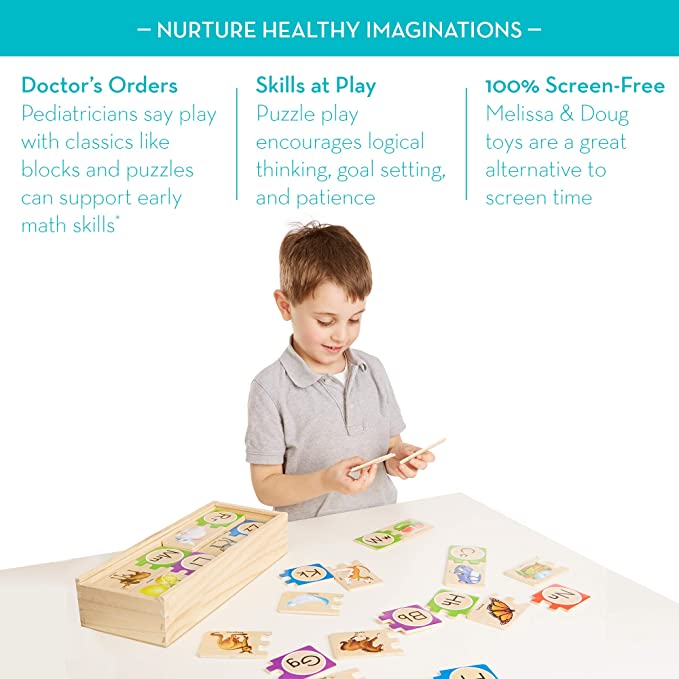 Self Correcting LETTER PUZZLES a learning toy by Melissa and Doug