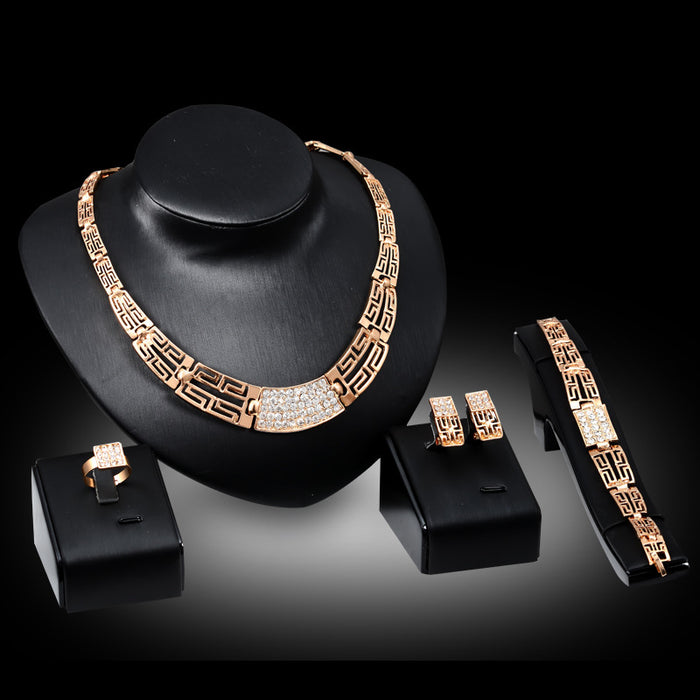 SET685 - Elegant 18K Gold Plated Jewellery Set