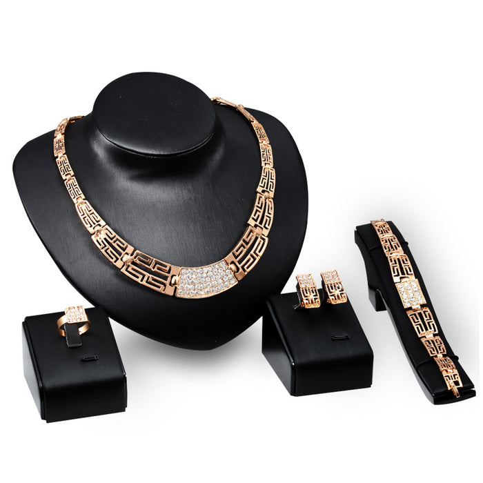 SET685 - Elegant 18K Gold Plated Jewellery Set