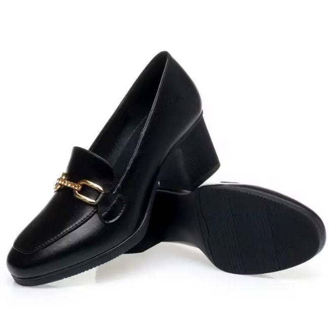 SH477 - Korean Bow Style Ankle Heels