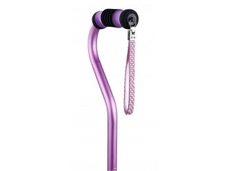 Sky Med Offset Cane with Fashion Strap