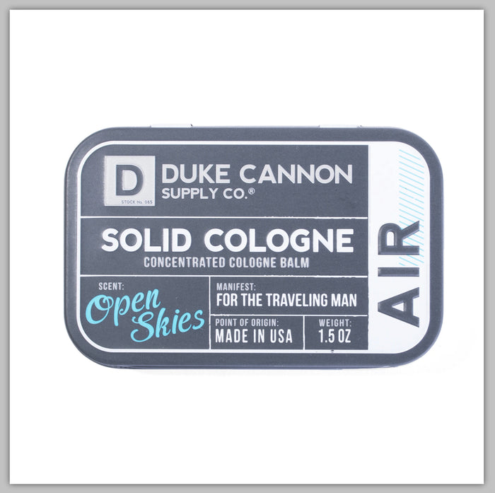 SOLID COLOGNE by Duke Cannon Made in the USA