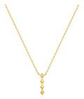 SPIKE DROP NECKLACE - Gold