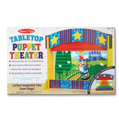 Tabletop PUPPET THEATER by Melissa and Doug