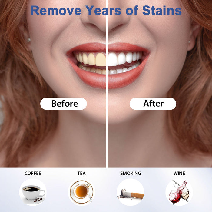 showing significant stain removal