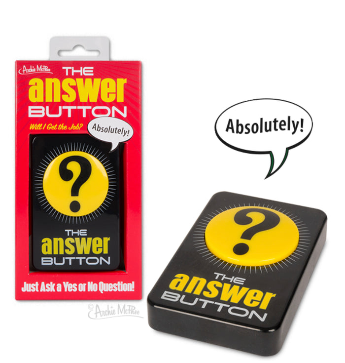THE ANSWER BUTTON - Archie McPhee