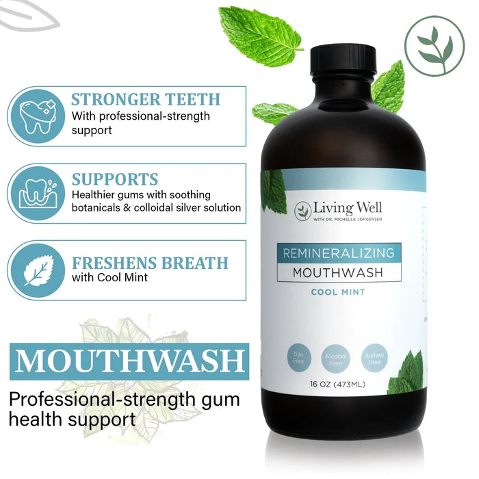 Cool Mint Remineralizing Mouthwash details