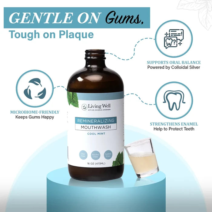 Remineralizing mouthwash - alcohol and fluoride free