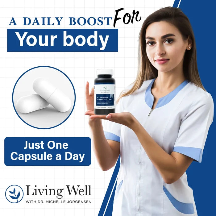 Vita D 10,000 plus Vita K supplement details