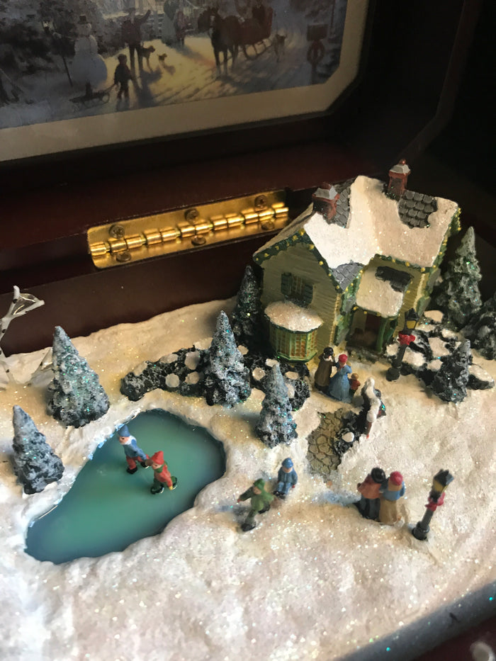 Thomas Kinkade Holiday Celebrations Music Box